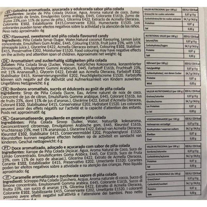 Brillant à lèvres Vibrant Kiss gout piña colada