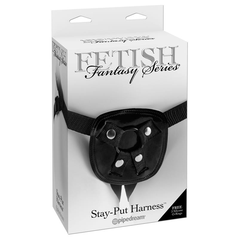 Série Fetish Fantaset harnais Stay-Put Couleur Noir