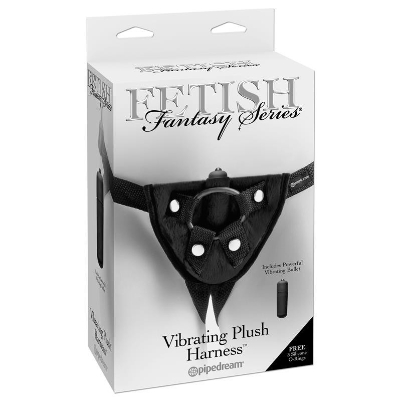 Fetish Fantaset Series harnais Vibromasseur de Felpa Couleur Noir