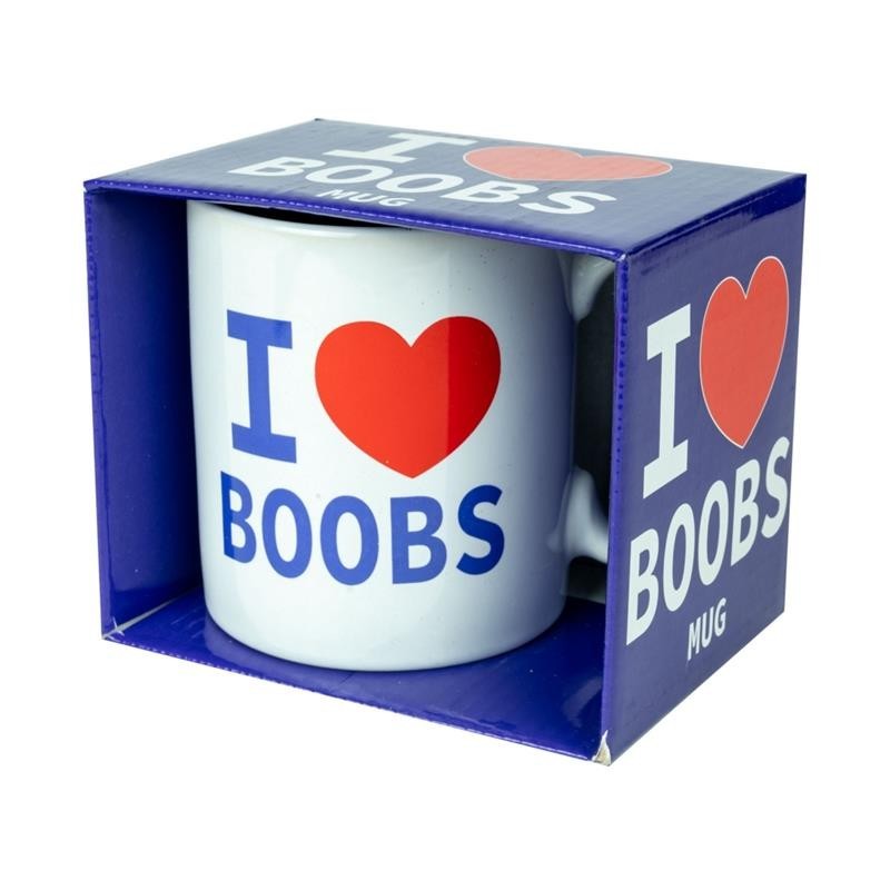 Tasse en céramique J'aime les seins