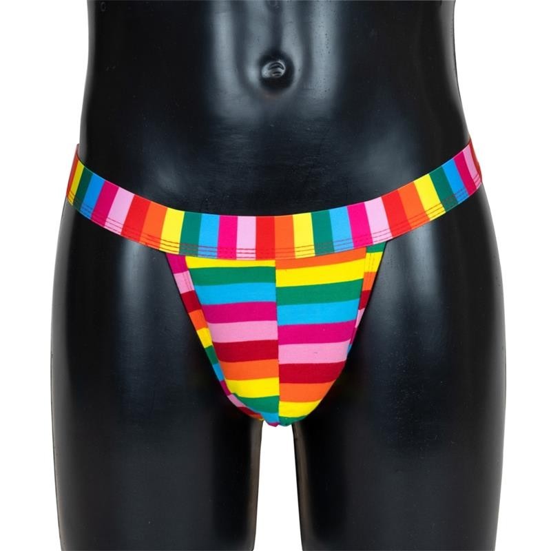 Tanga masculin arc-en-ciel