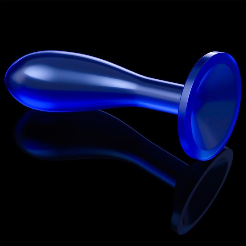 Plug Anal Flawless Bleu Transparent 6