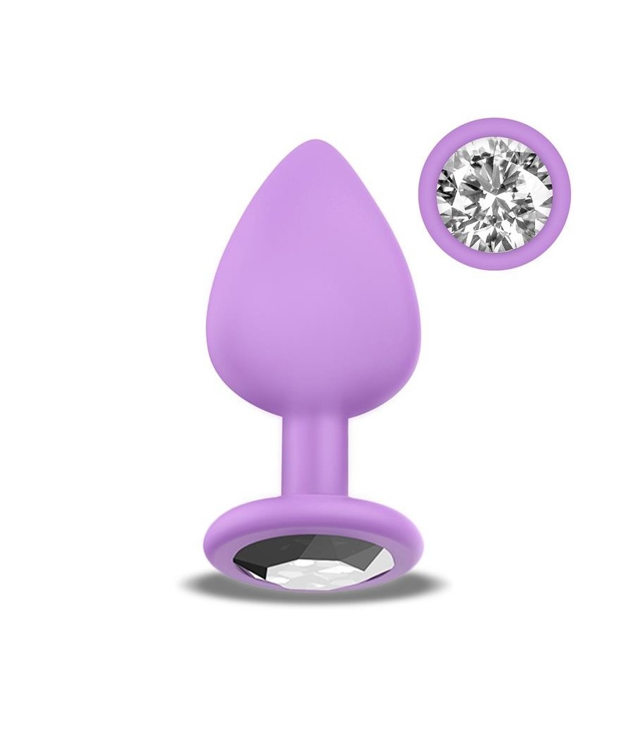 Sparklet Plug Anal Silicone Taille S Lilas