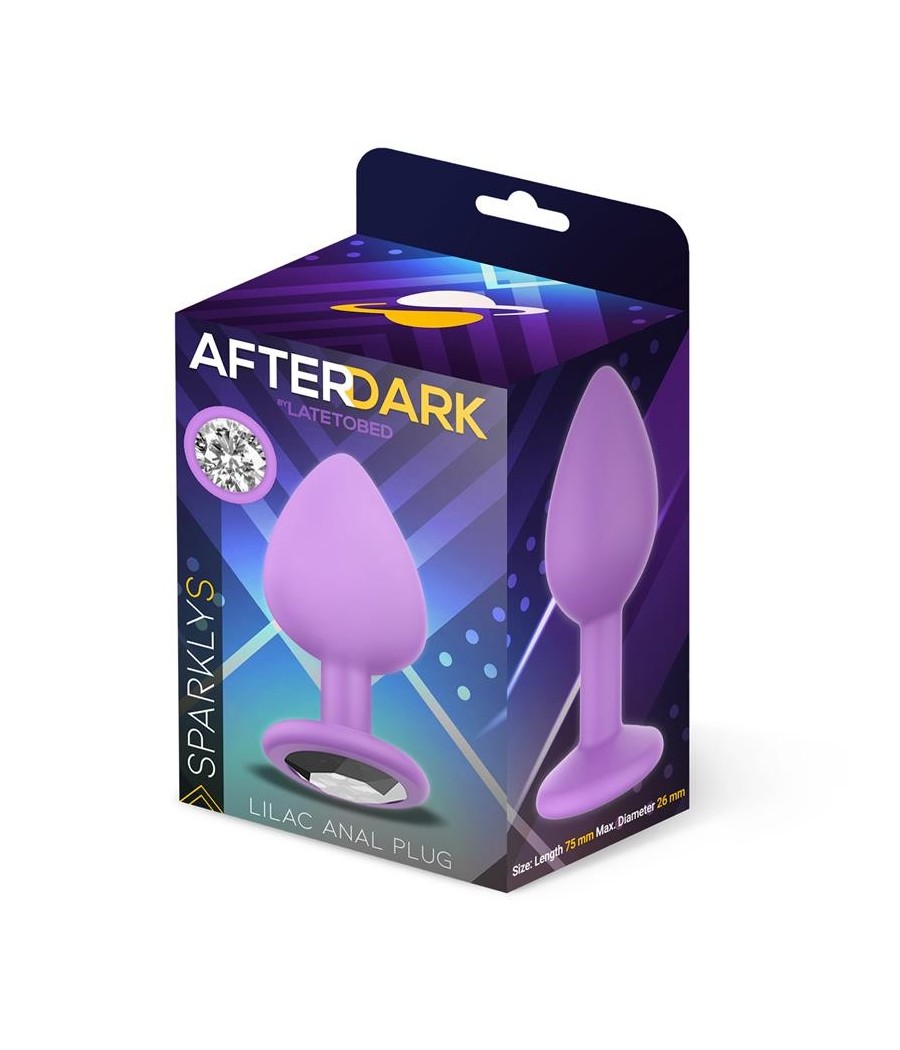 Sparklet Plug Anal Silicone Taille S Lilas