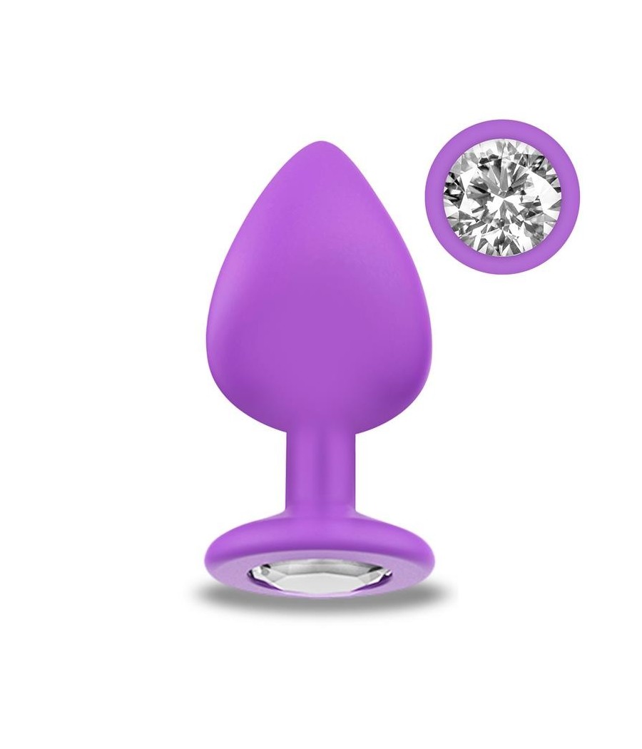 Sparklet Plug Anal Silicone Taille M Violet