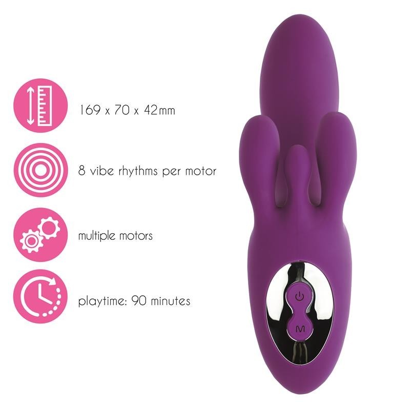 Trivibe G-Spot vibromasseur Triple Stimulation