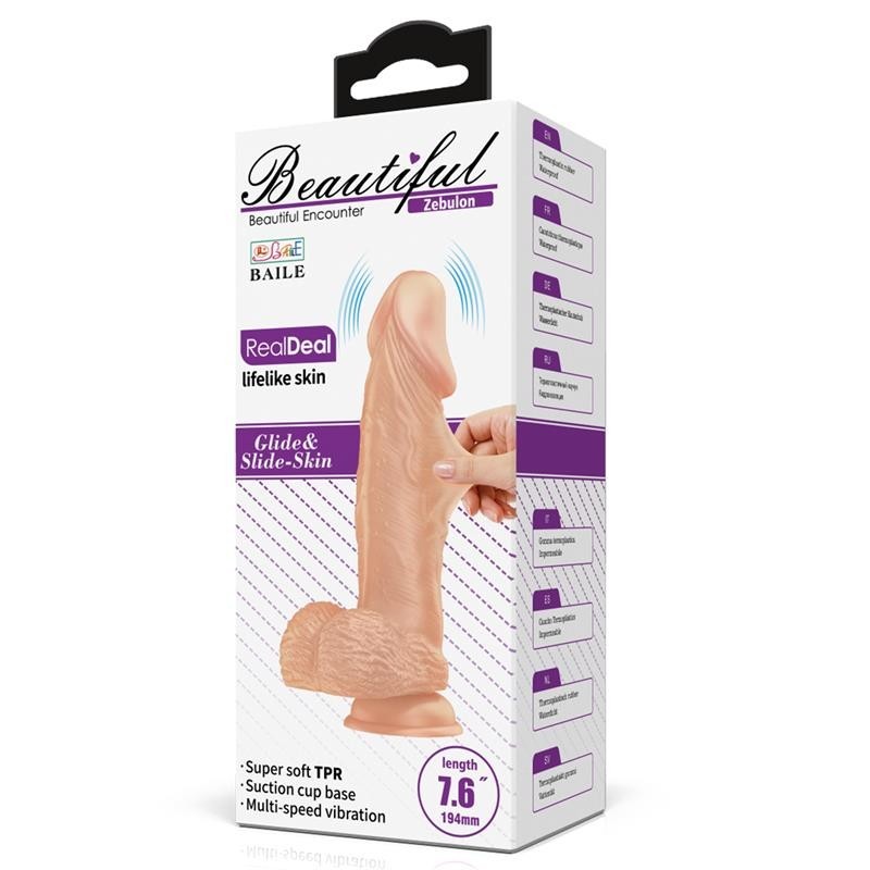 Vibromasseur réaliste 7,6 télécommande