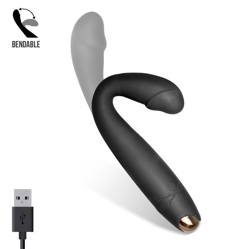 Stabet Vibromasseur silicone Flexible-Bendable