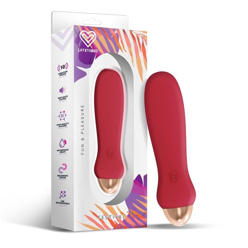 Luxo stimulateur 10 Vitesses rouge Rouille