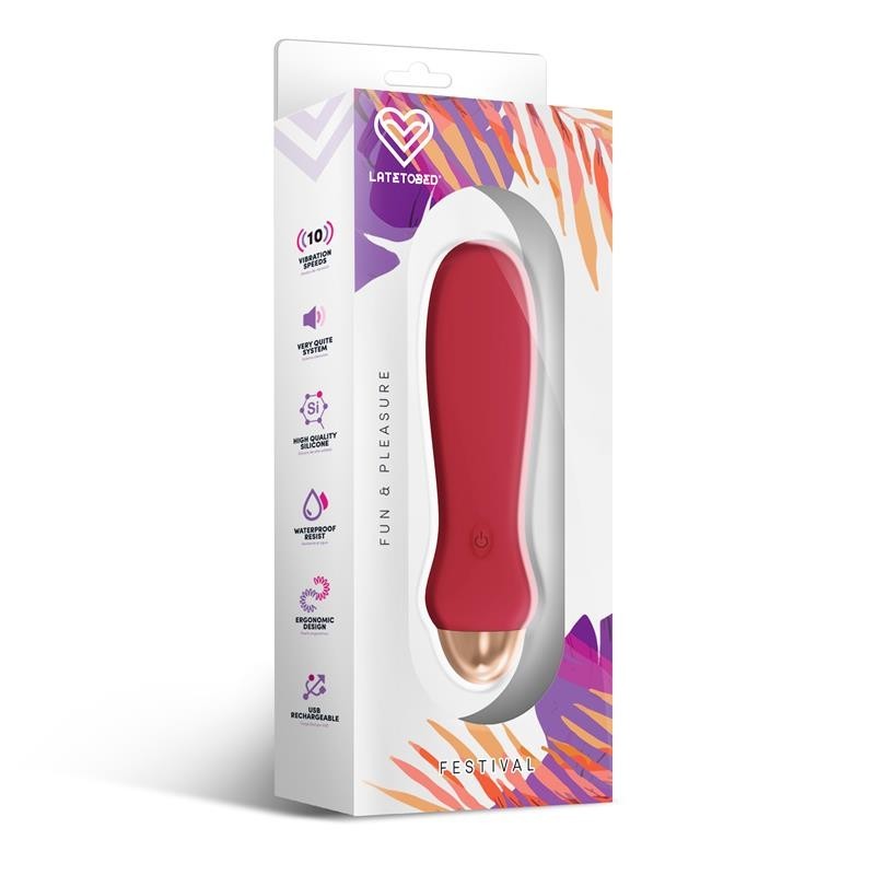 Luxo stimulateur 10 Vitesses rouge Rouille