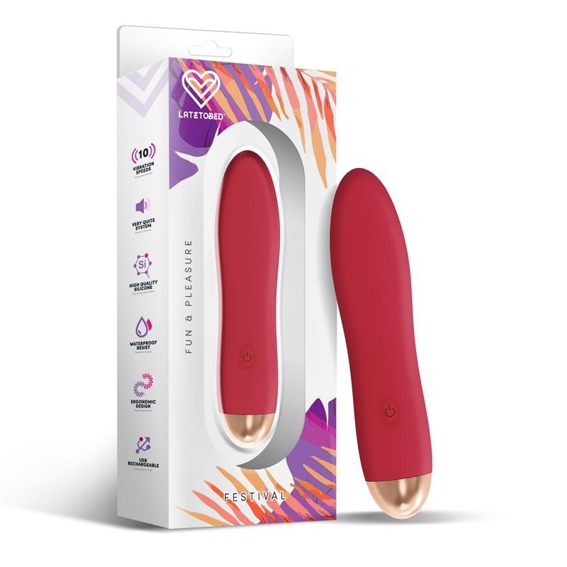Dawel stimulateur 10 vitessees rouge Rouille