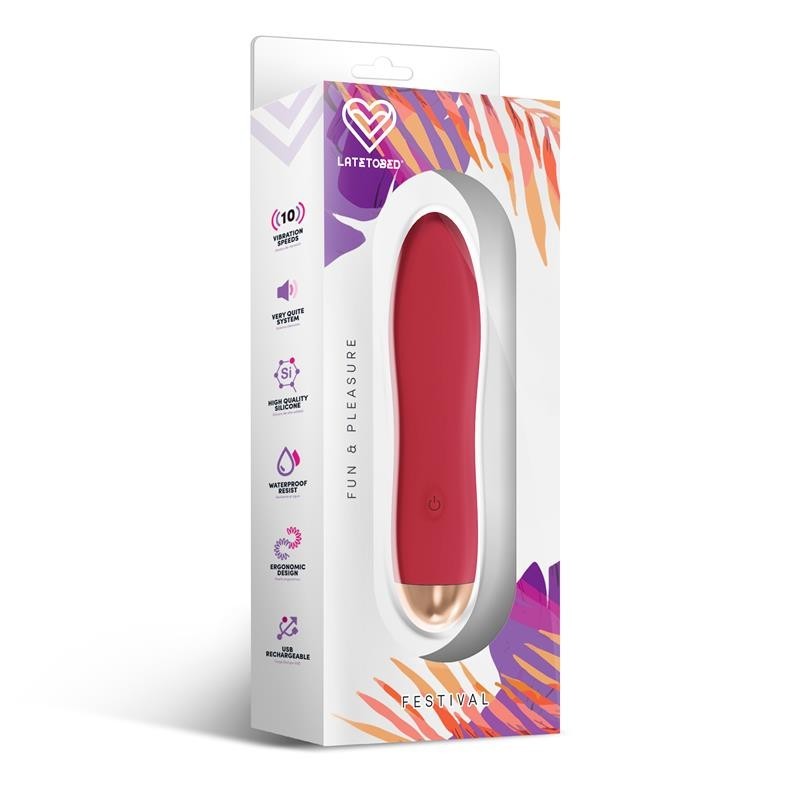 Dawel stimulateur 10 vitessees rouge Rouille