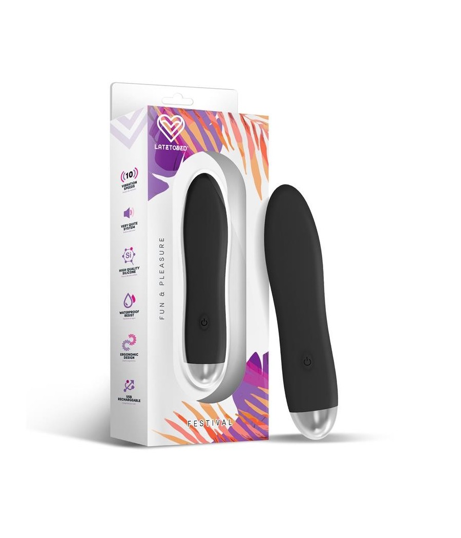 Dawel stimulateur 10 Vitesses Noir