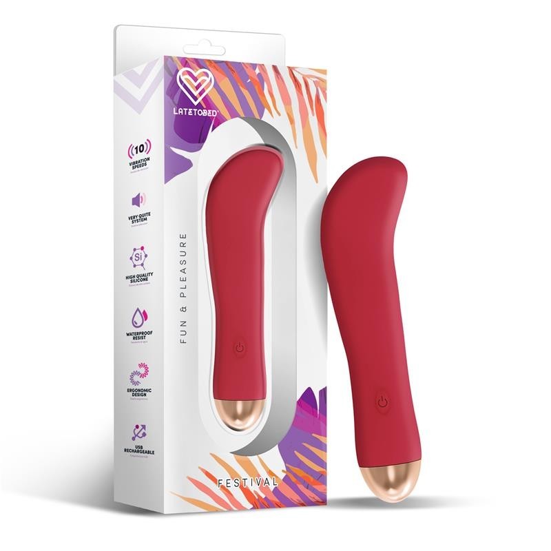 Ragon stimulateur 10 vitessees rouge Rouille