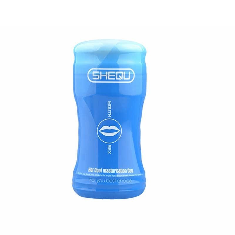 Masturbateur masculin bouche bleu