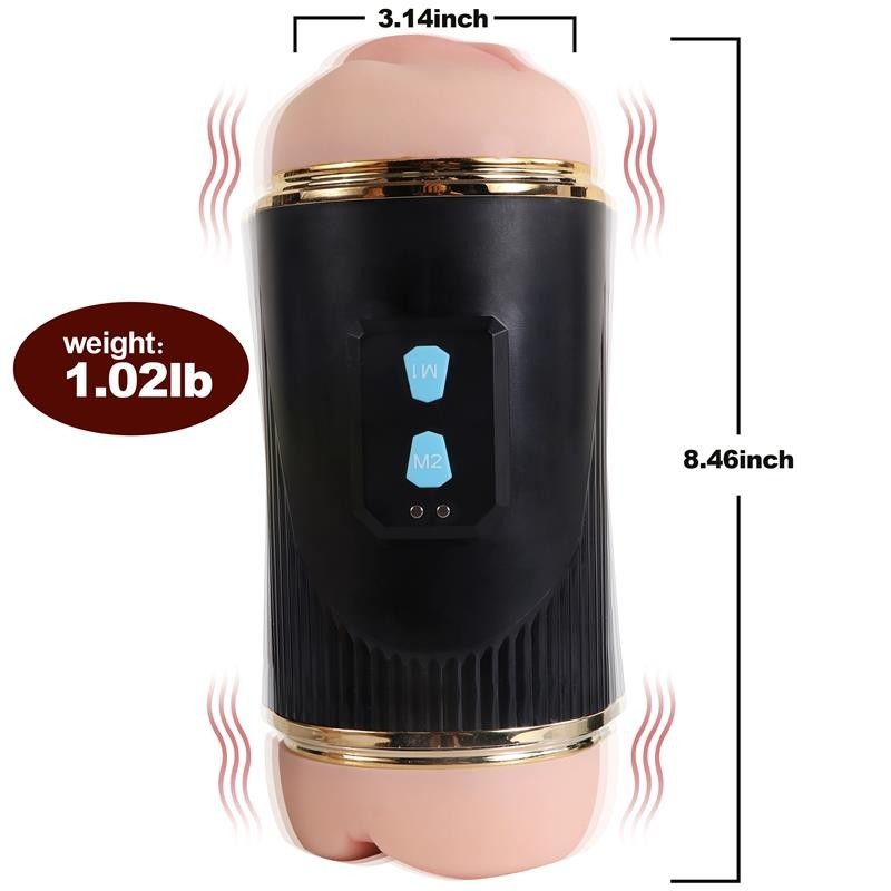 Masturbateur double vagin et bouche Kay