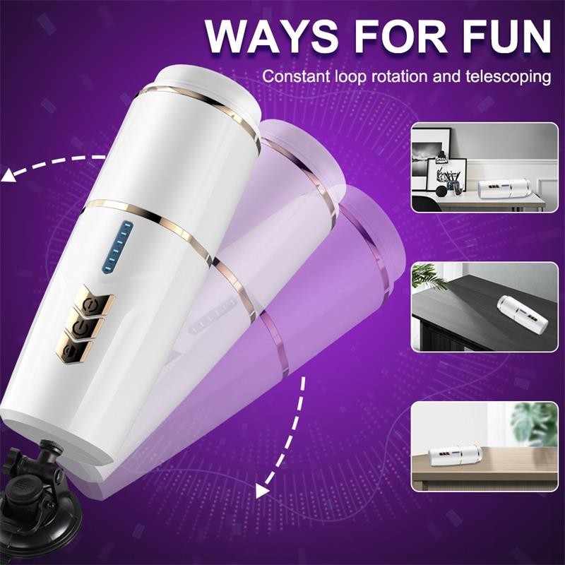 Kimi Masturbateur avec mouvement télescopique et rotation