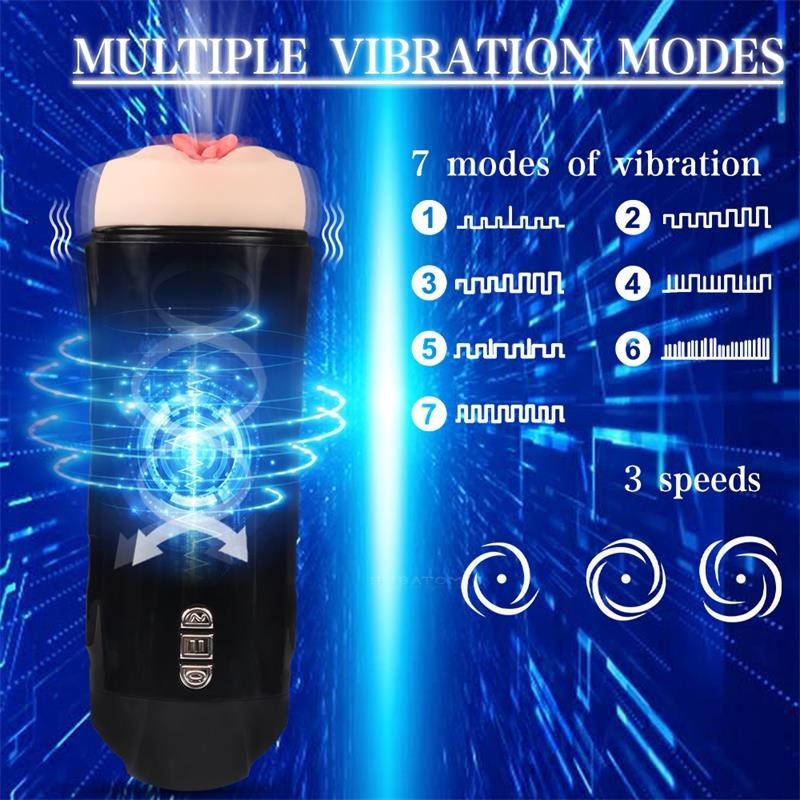Truda masturbateur Automatique Vibration et Succion Vagin
