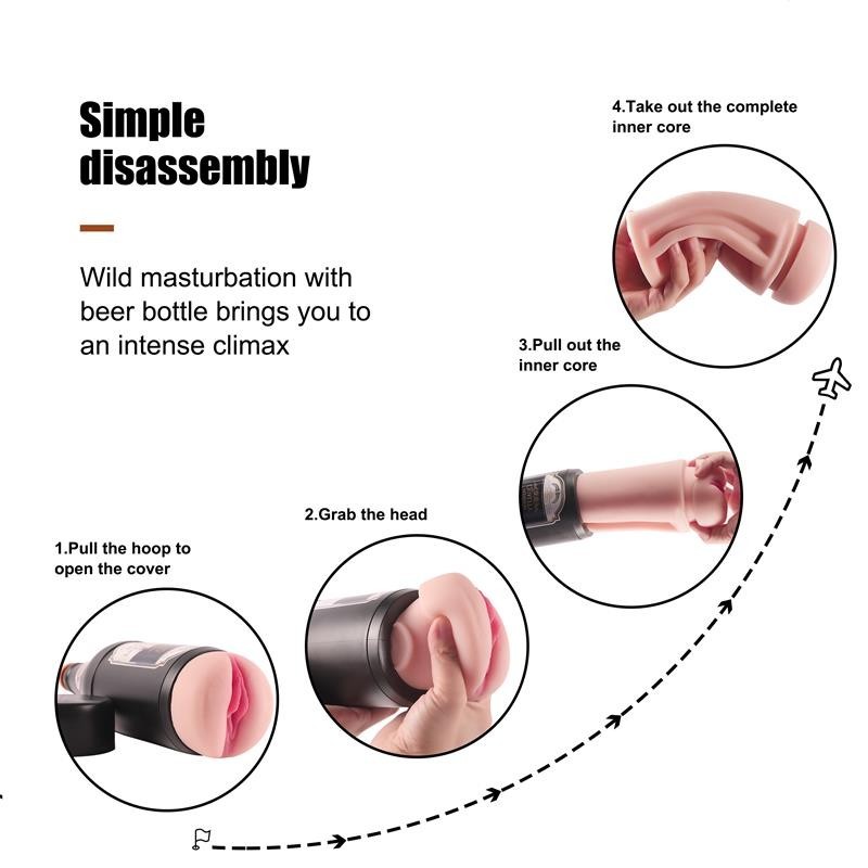 Masturbateur masculin vagin Sonya bouteille Cerveza