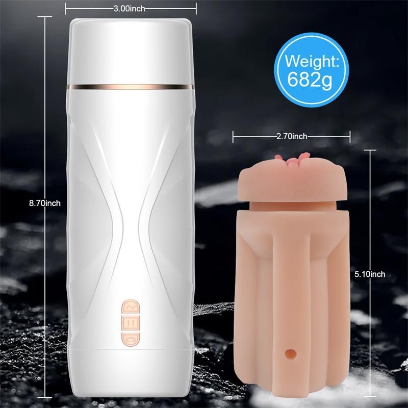 Riley Masturbateur masculin vibrant et succion automatiques