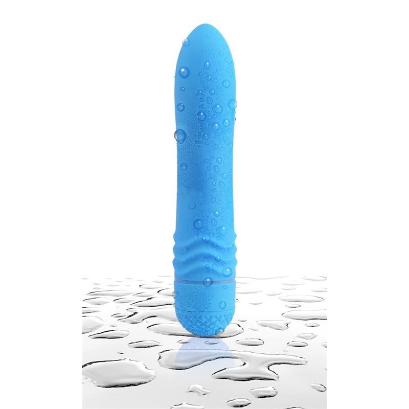 Vibromasseur Néon Luv Touch Waves Bleu