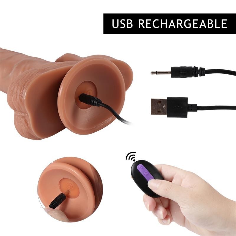 Gode Brodet avec 20 modes de vibration et stimulateur de clitoris
