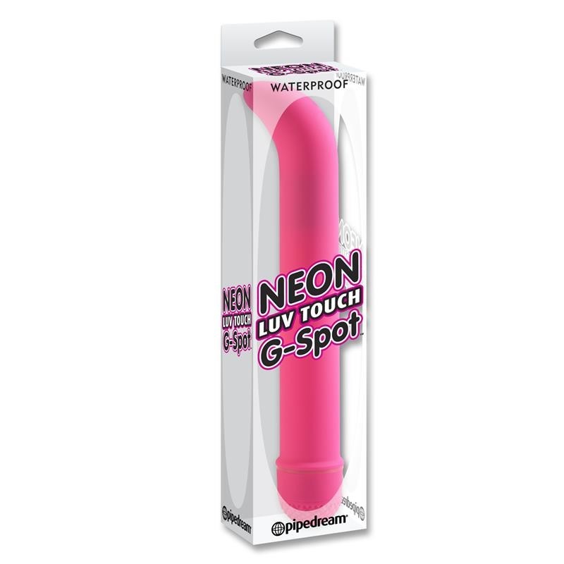 Vibromasseur néon Luv Touch point G rose