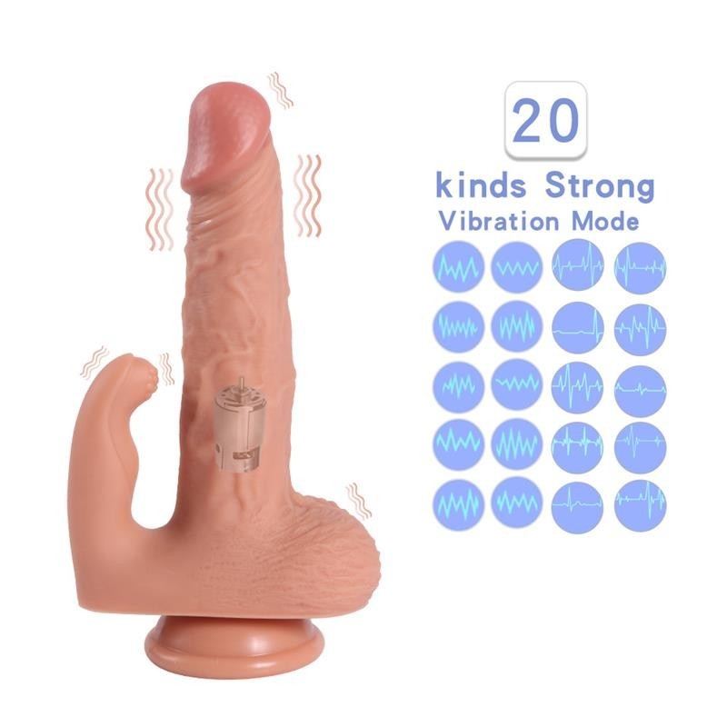 Haydon Gode avec 20 modes de vibration et stimulateur de clitoris