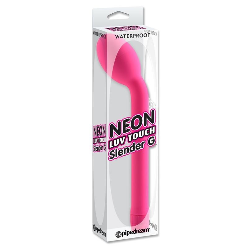 Vibromasseur néon Luv Touch Slender point G rose