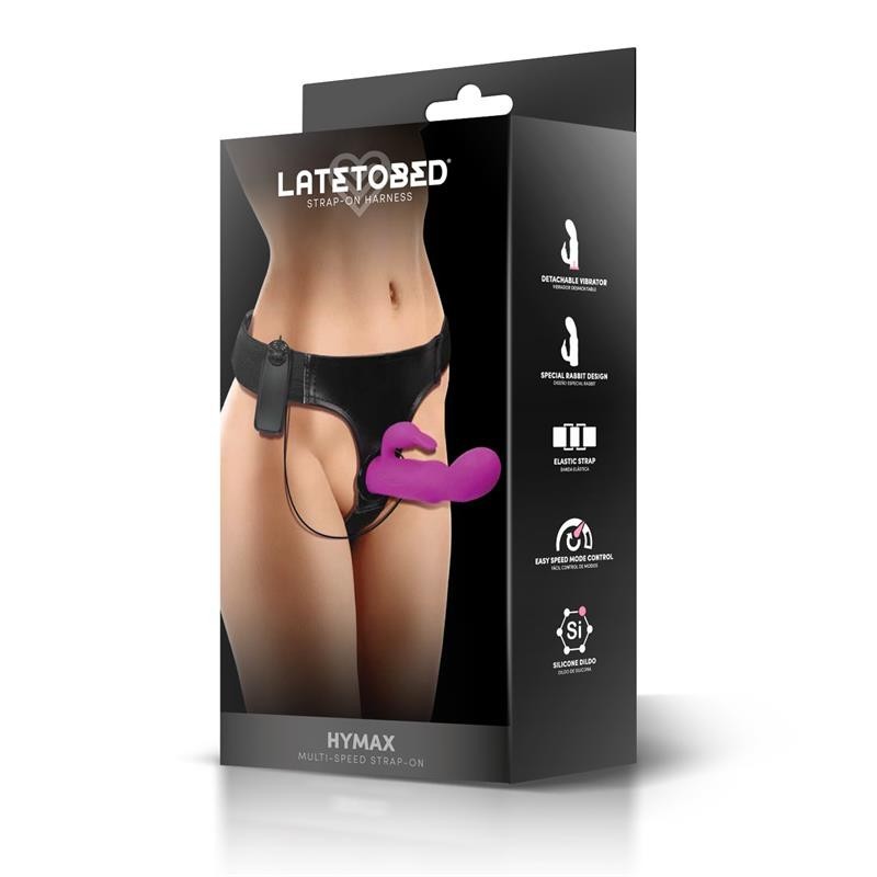 Hymax harnais avec gode-Vibromasseur avec cône et télécommande