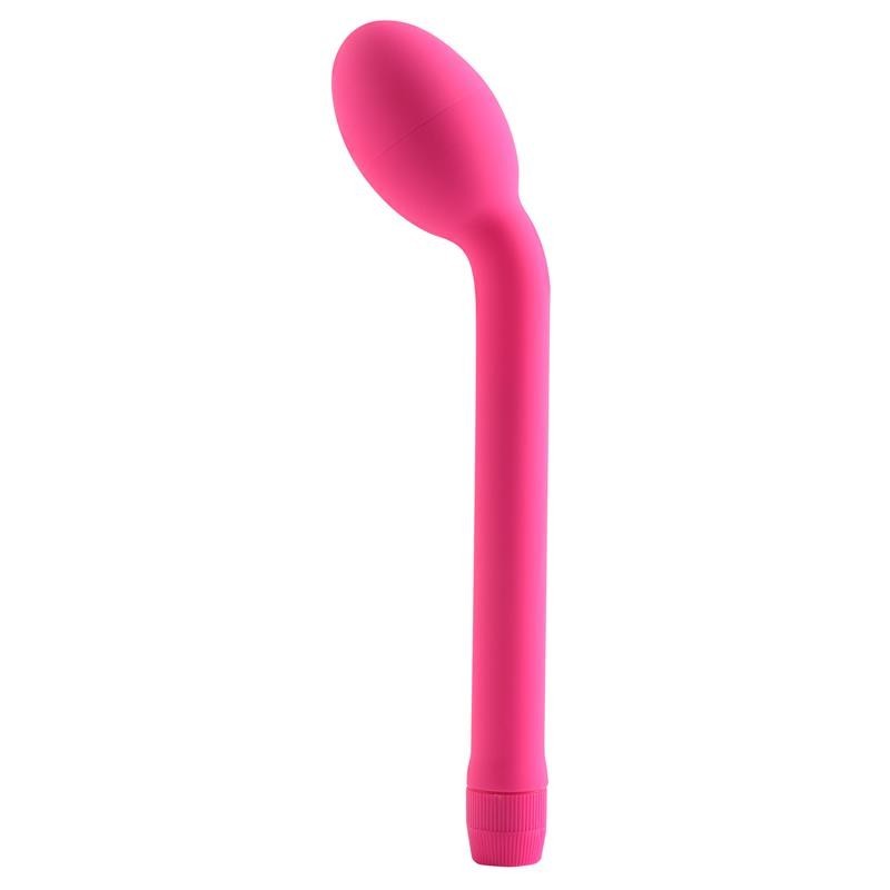 Vibromasseur néon Luv Touch Slender point G rose
