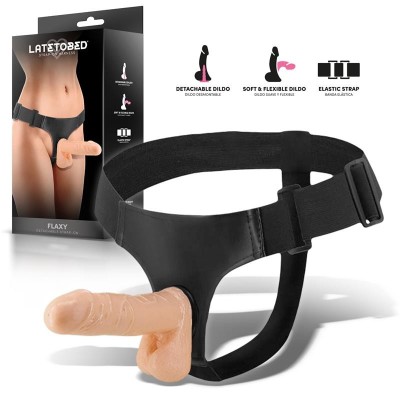 Flaxet harnais avec Gode Flexible amovible