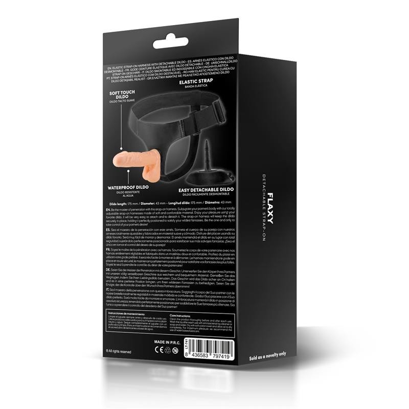 Flaxet harnais avec Gode Flexible amovible