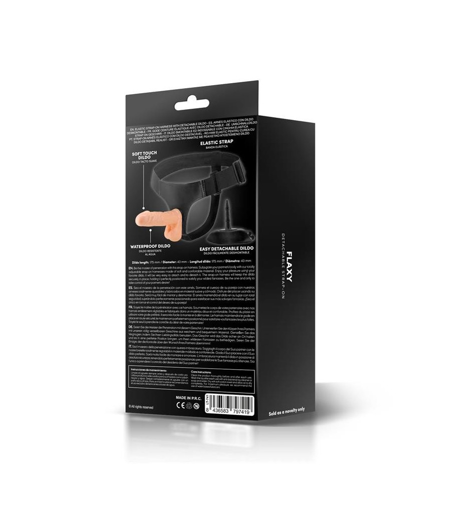 Flaxet harnais avec Gode Flexible amovible