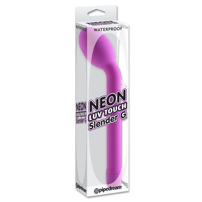 Vibromasseur néon Luv Touch Slender point G mauve