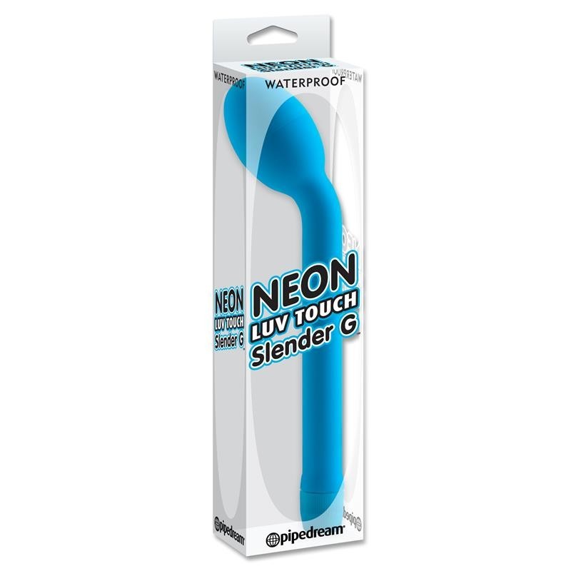 Vibromasseur néon Luv Touch Slender point G bleu