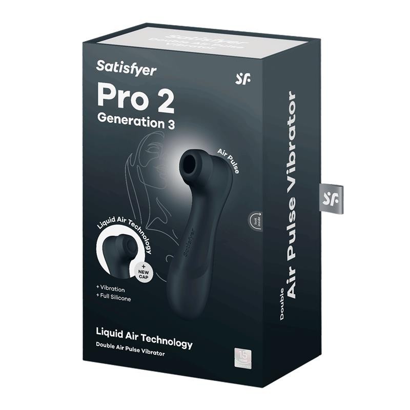 Pro 2 Gener 3 Liquid Air Technologet Succión et Vibration Noir