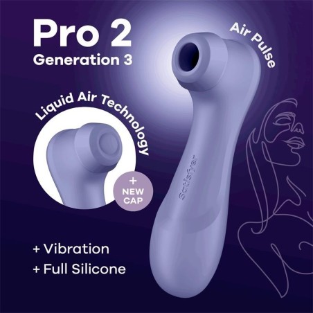 Technologie Pro 2 Gen 3 Liquid Air Succión et Vibration Lilas