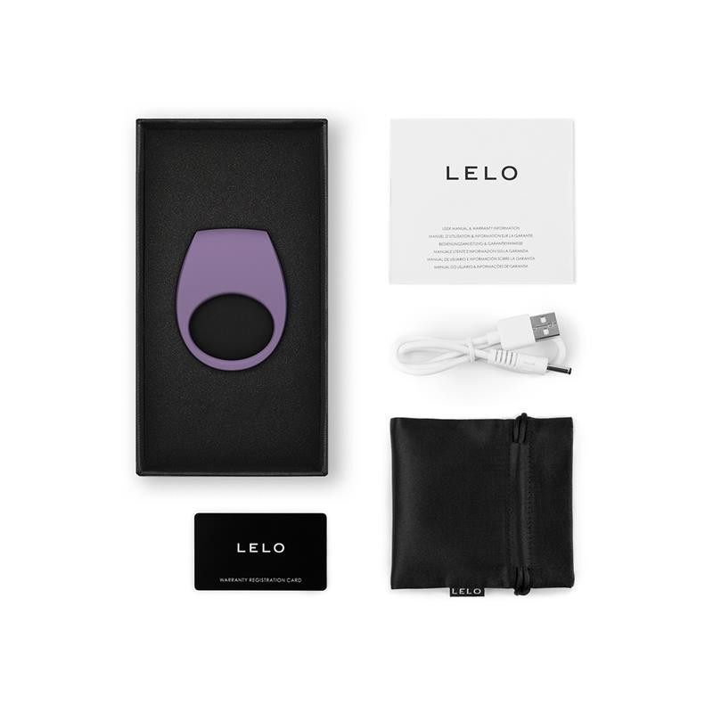 Tor 3 Anneau pour couples avec Lelo APP Violet Dusk