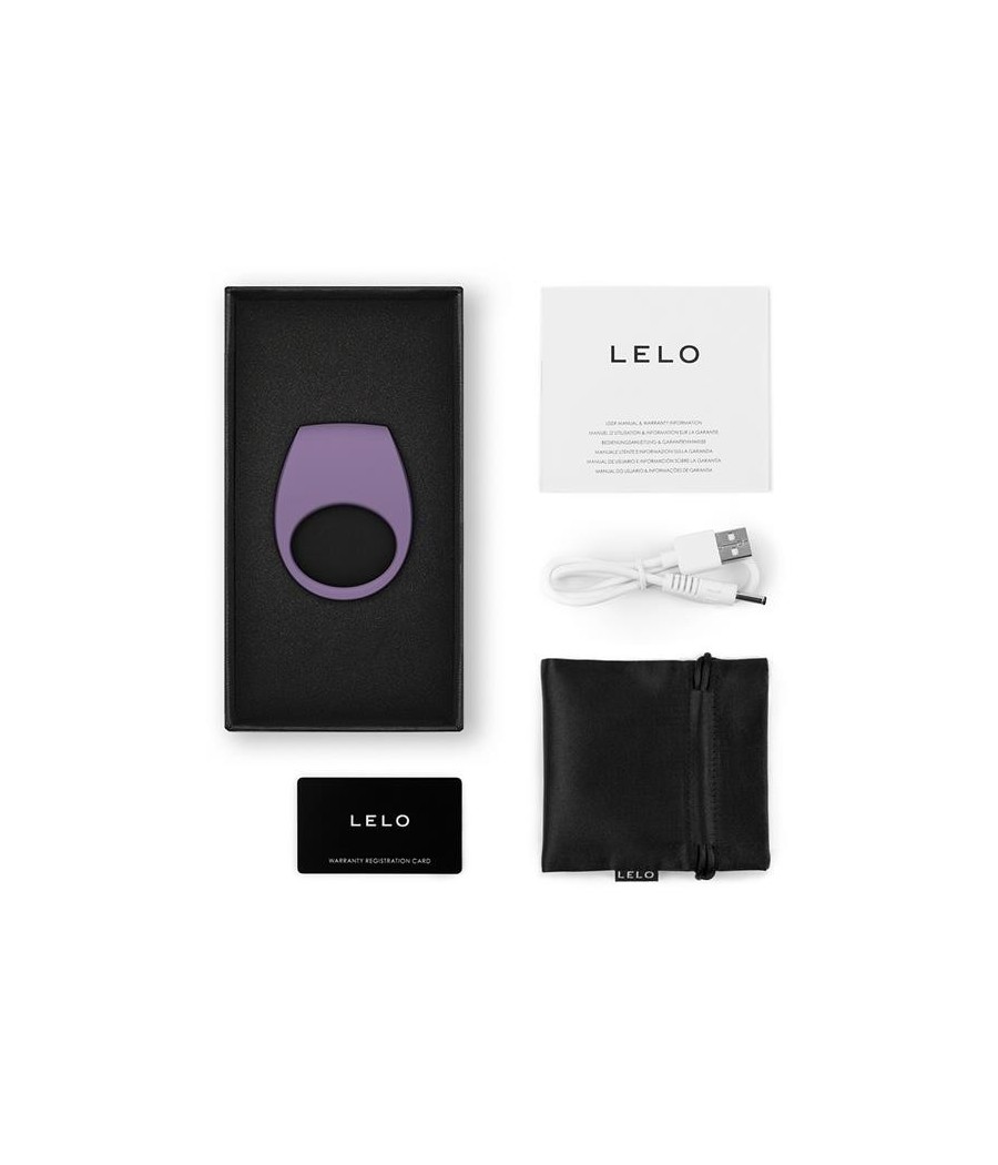 Tor 3 Anneau pour couples avec Lelo APP Violet Dusk