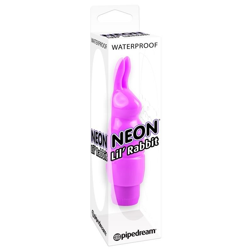 Neon Mini Vibromasseur Luv Touch Rabbit pourpre