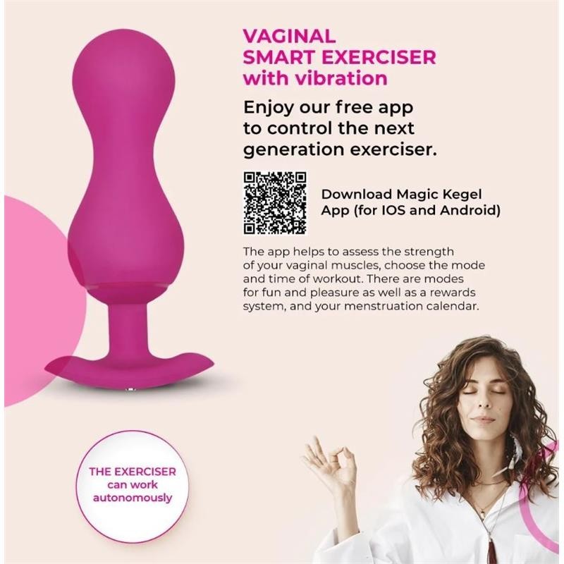 Gballs 3 boules Kegel avec App Petal Rose