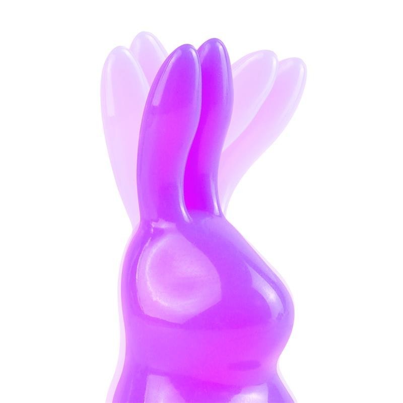Neon Mini Vibromasseur Luv Touch Rabbit pourpre