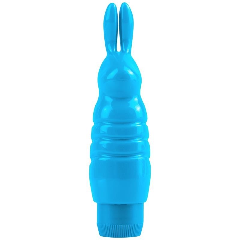 Neon Mini Vibromasseur Luv Touch Lapin Bleu