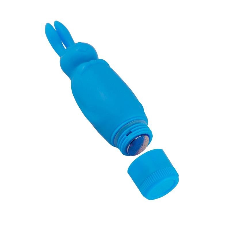 Neon Mini Vibromasseur Luv Touch Lapin Bleu