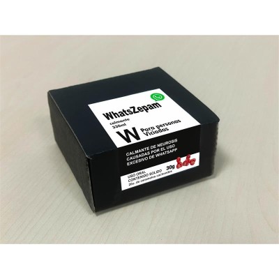 boite bonbons Whatszepam 20 et 30gr cerise