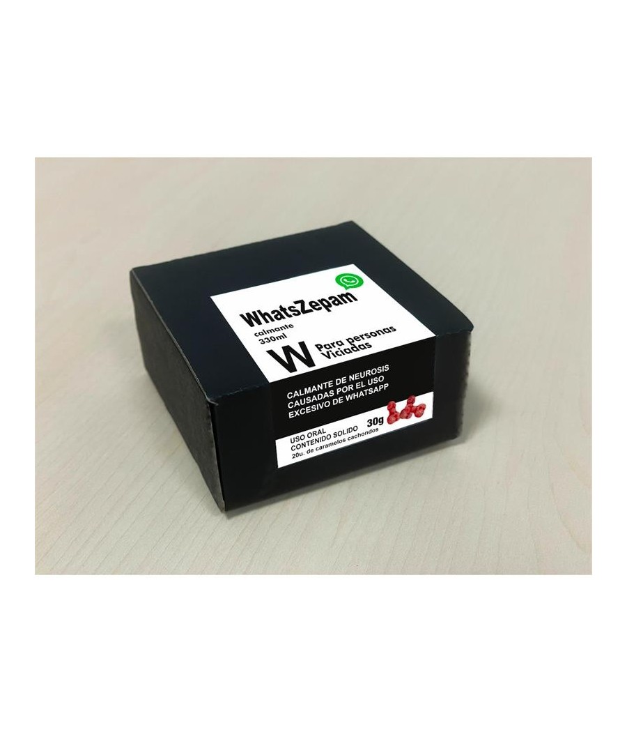 boite bonbons Whatszepam 20 et 30gr cerise