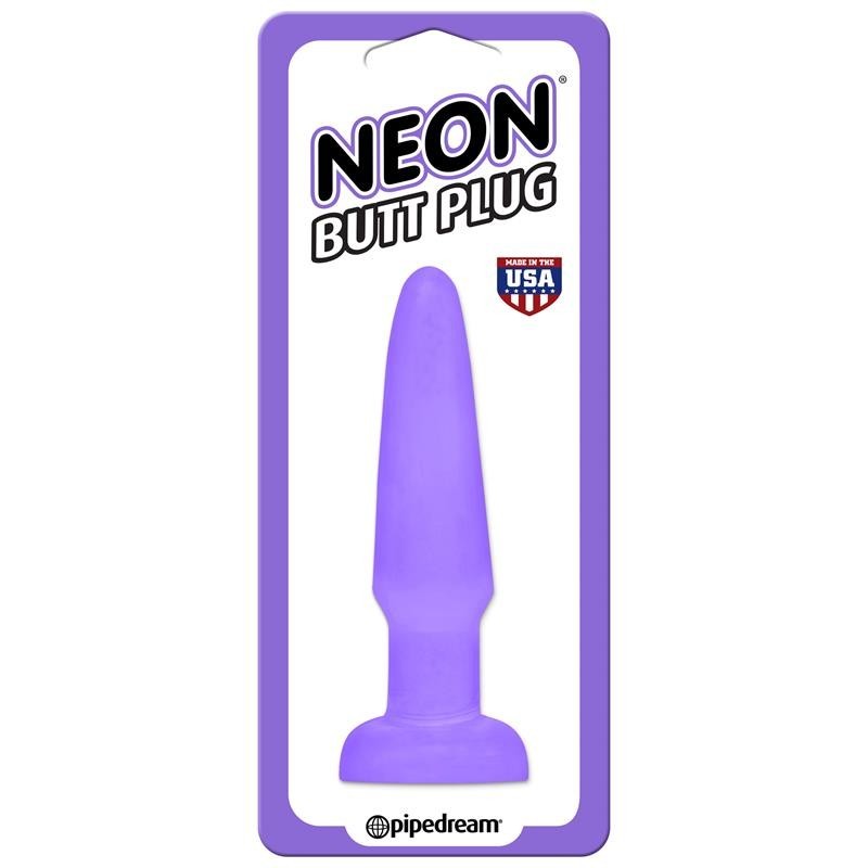 Plug anal néon violet