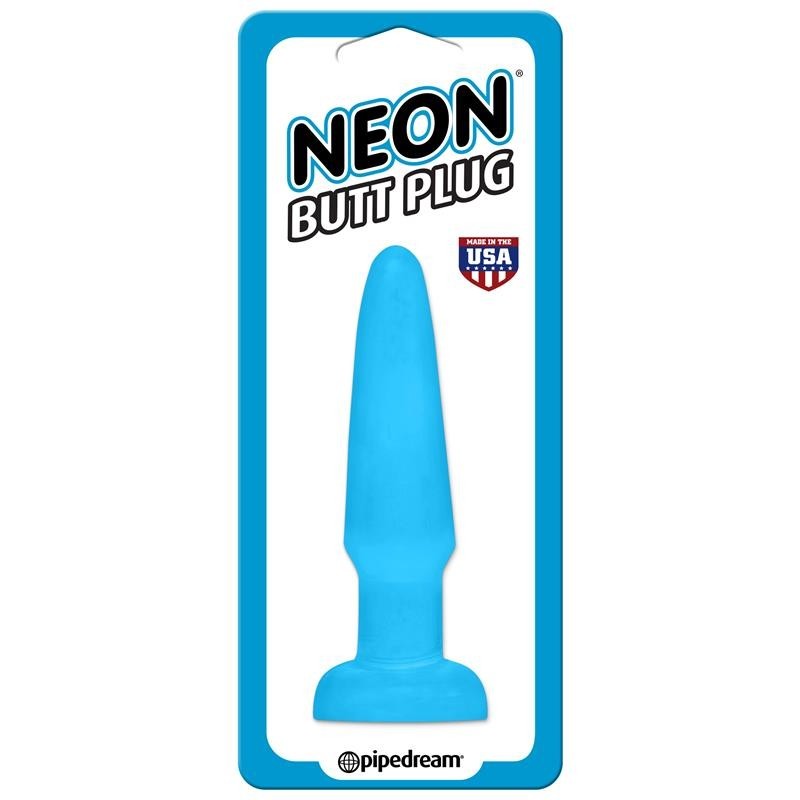 Plug Anal Néon Bleu