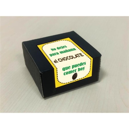 boite de 8 bonbons Chocolat pur forme levres vagin